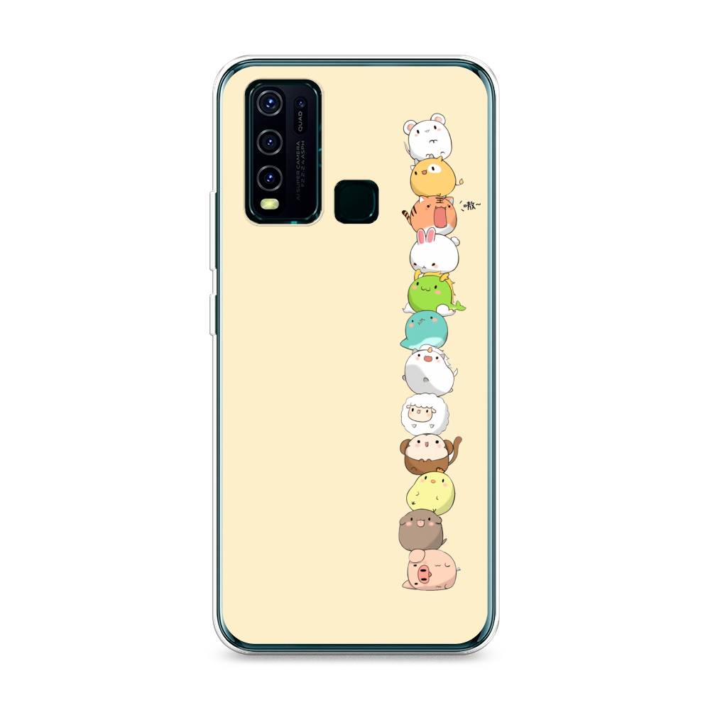 

Чехол Awog на Vivo Y30 "Питомцы Чиби", Разноцветный, 263150-2