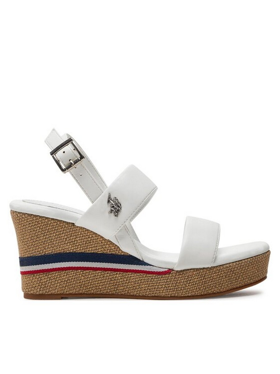 

Босоножки женские U.S. POLO Assn. Alyssa019A белые 38 EU, Белый, Alyssa019A