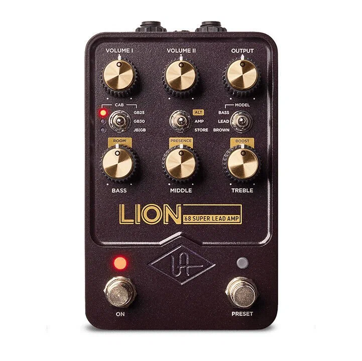 Педаль эффектов UNIVERSAL AUDIO Lion 68 Super Lead Amp Emulation