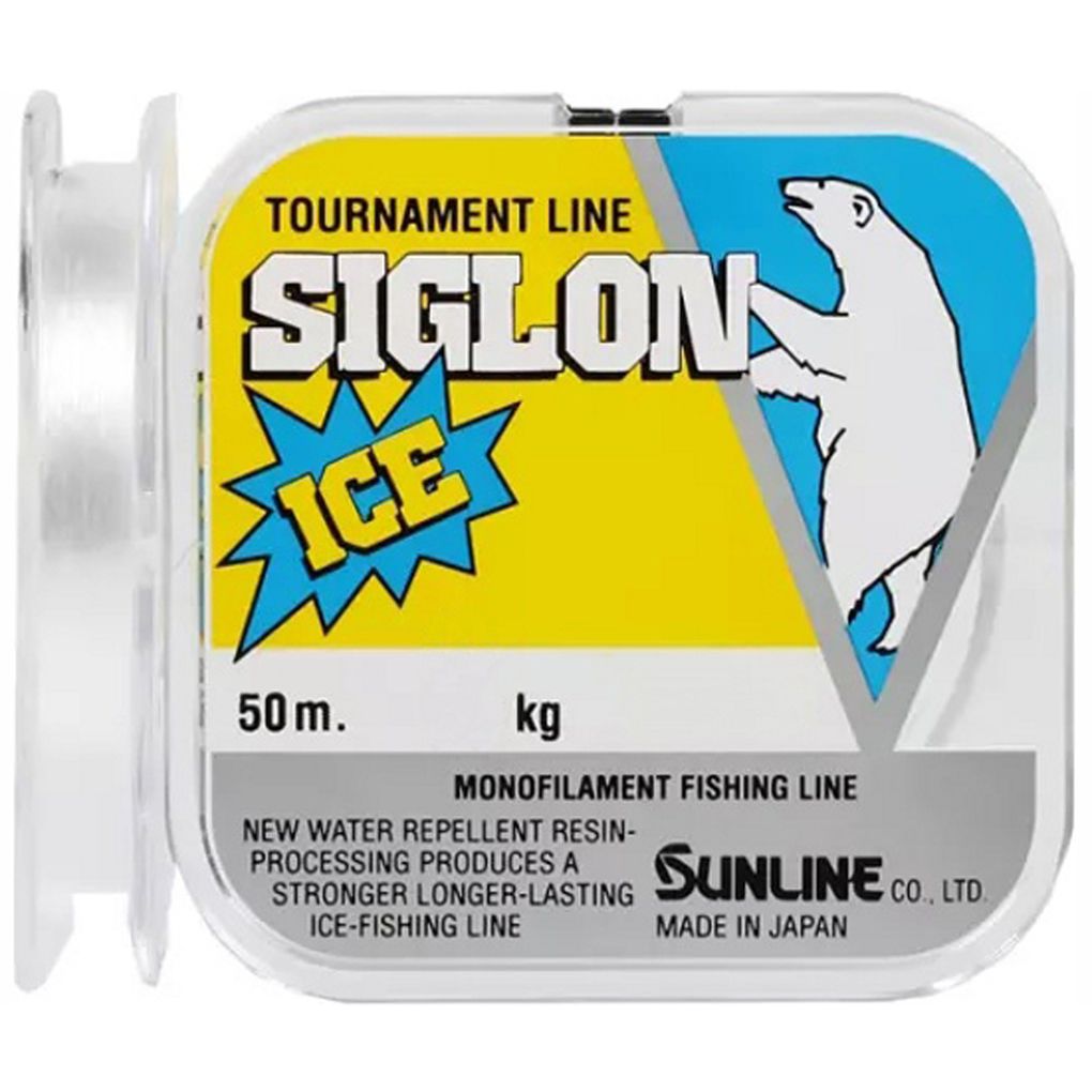 Леска Sunline Siglon V ICE FISHING 50м #0.6/0.128мм 3lb/1.5кг