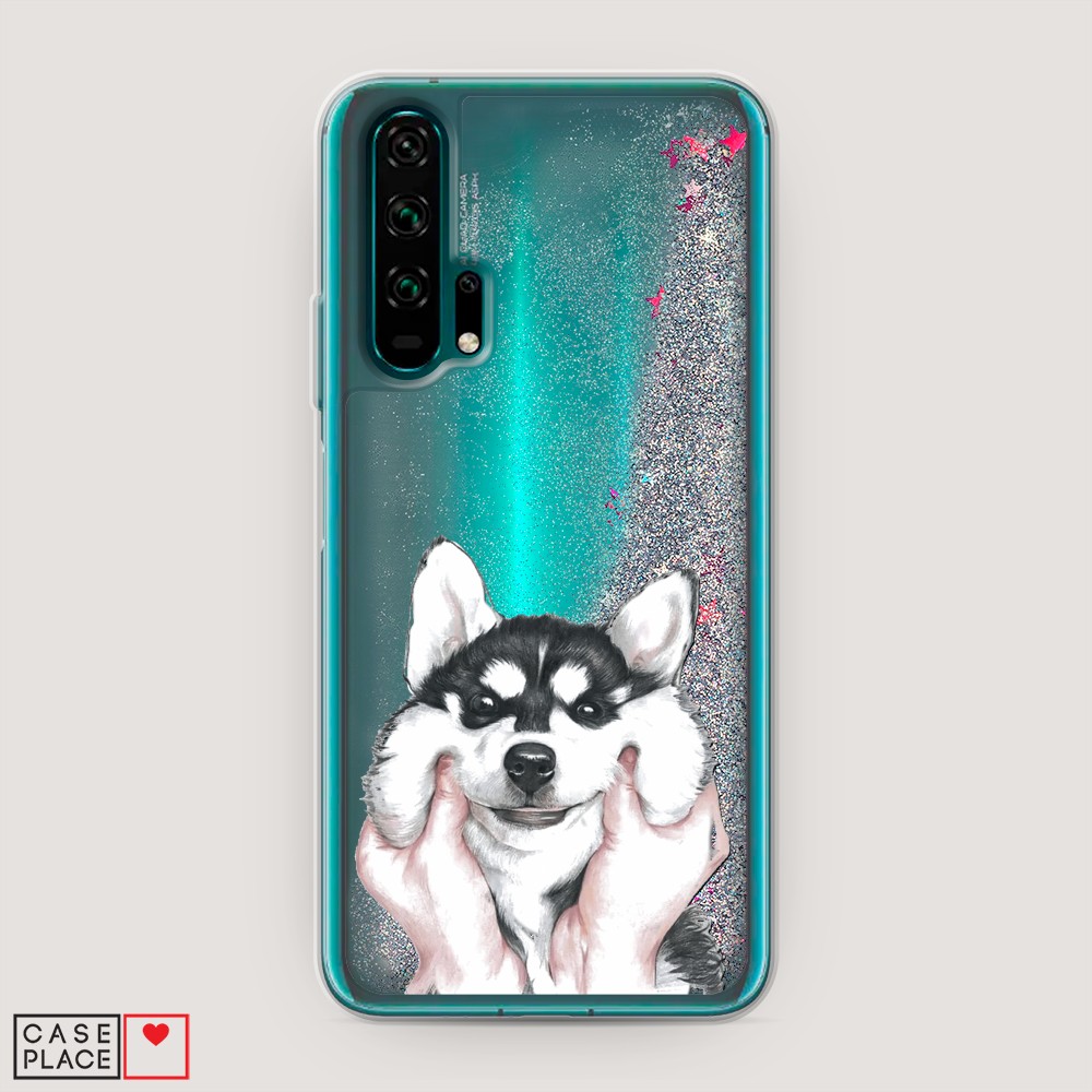 

Чехол Awog на Honor 20 Pro "Щечки хаски", Разноцветный, 69391-1