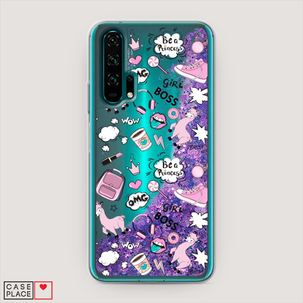 

Чехол Awog на Honor 20 Pro "Стильная лама", Разноцветный, 69392-1