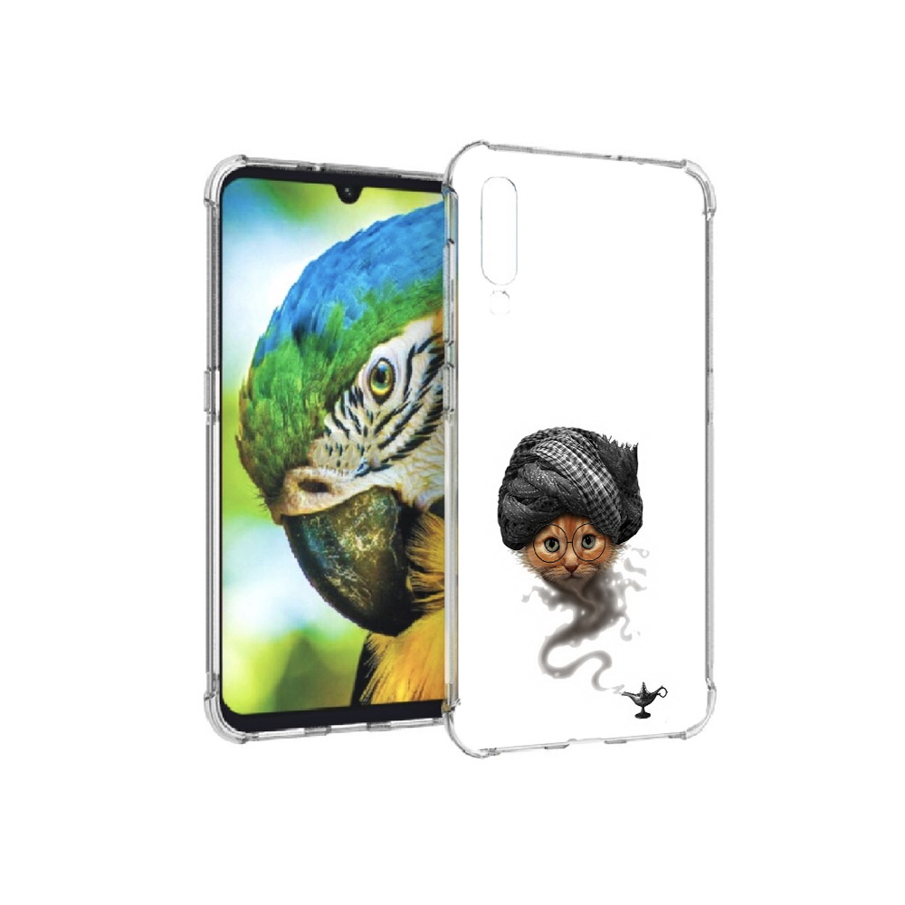 

Чехол MyPads Tocco для Xiaomi Mi 9 кот джин (PT126035.255.398), Прозрачный, Tocco