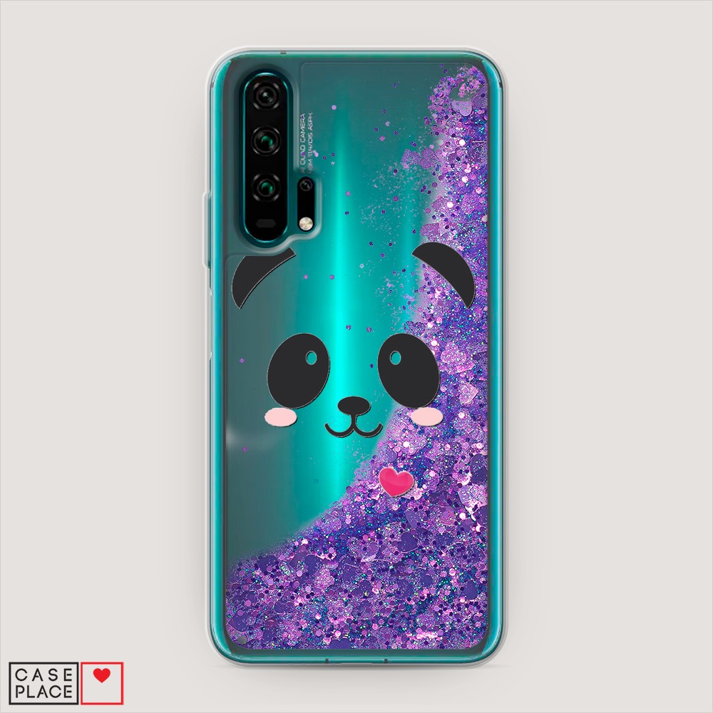 

Чехол Awog на Honor 20 Pro "Влюбленный панда контур", Разноцветный, 69392-1