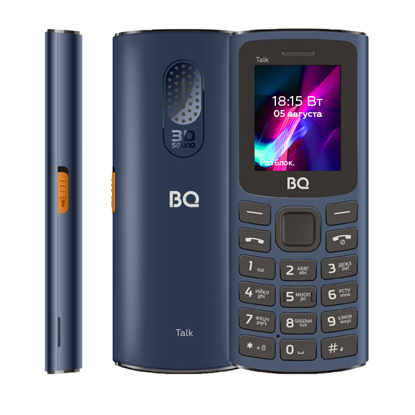 

Мобильный телефон BQ 1862 Talk Blue Blue, 1862 Talk Blue
