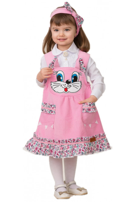 

Детский костюм милой Кошечки 116, Розовый, 1024847