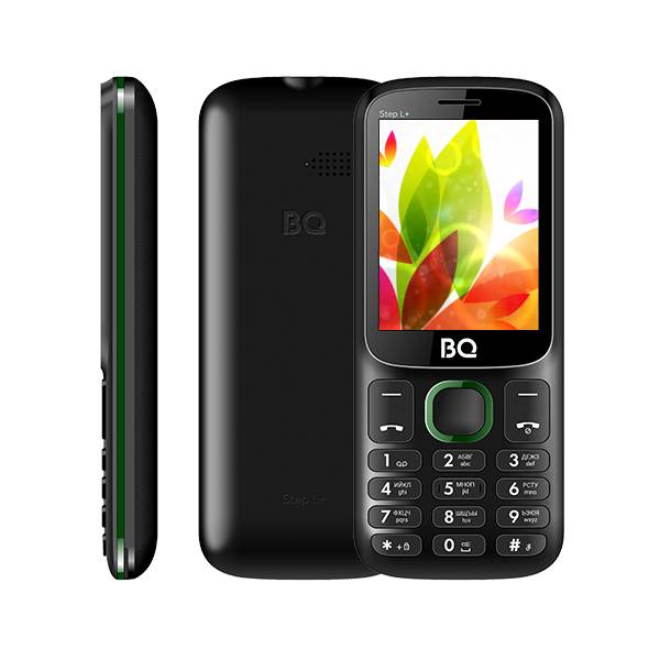 фото Мобильный телефон bq 2440 step l+ black/green