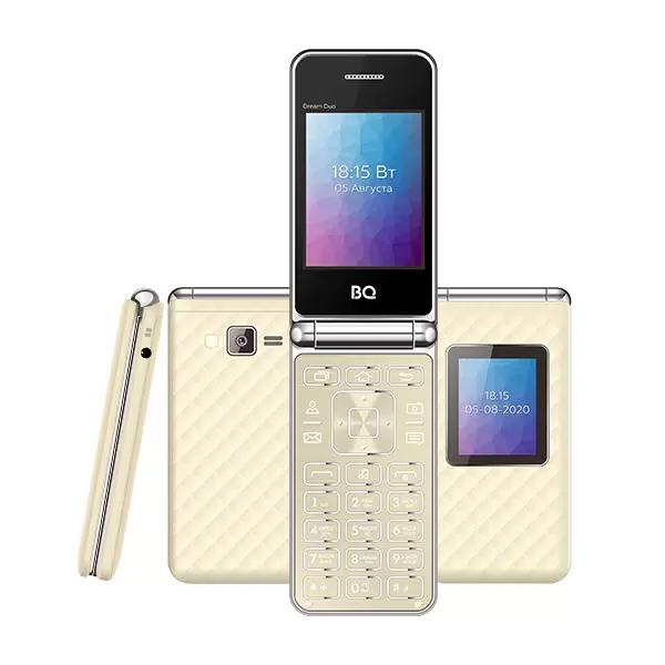 

Мобильный телефон BQ 2446 Dream Duo 2446 Gold, 2446 Dream Duo Gold