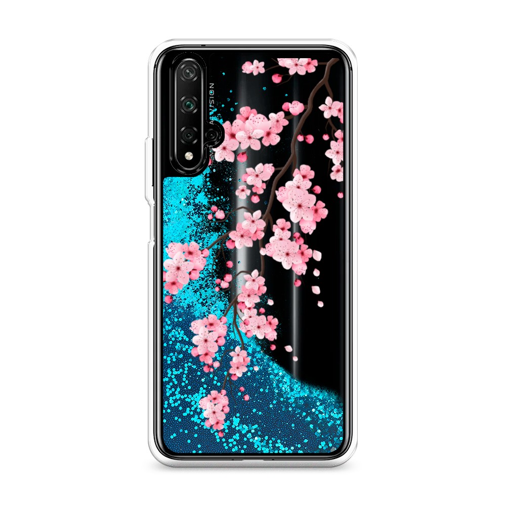 

Чехол Awog на Honor 20/Huawei Nova 5T "Розовая сакура", Разноцветный, 69593-1