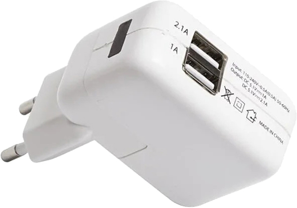 Сетевое зарядное устройство Rеxant 2xUSB 5 V, 2100 mA+1000 mA