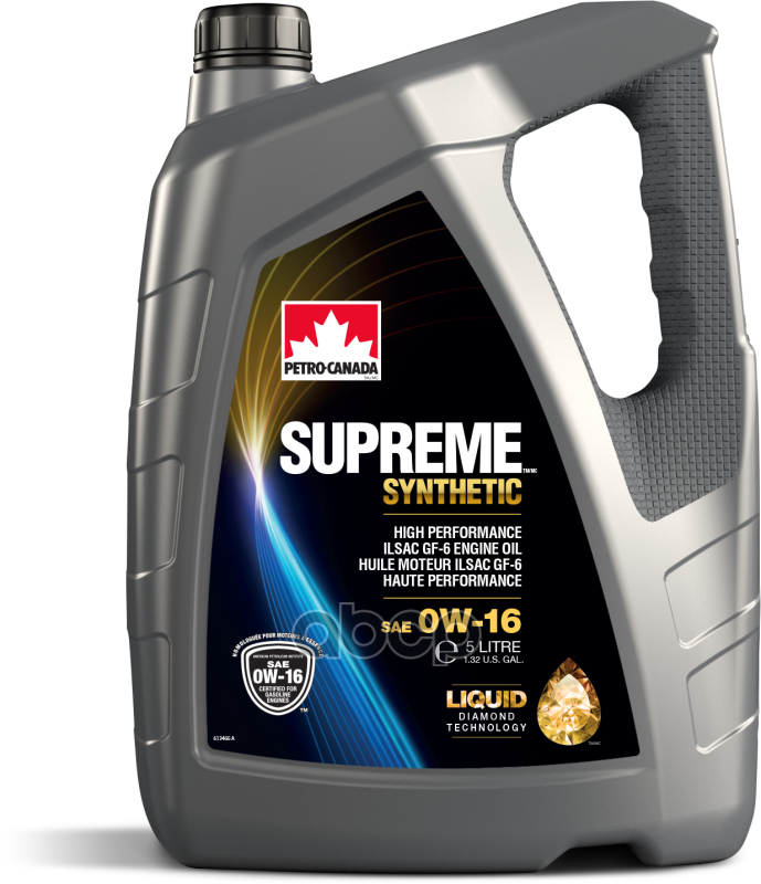 Моторное масло Petro-canada Supreme Synthetic 0W16 5л
