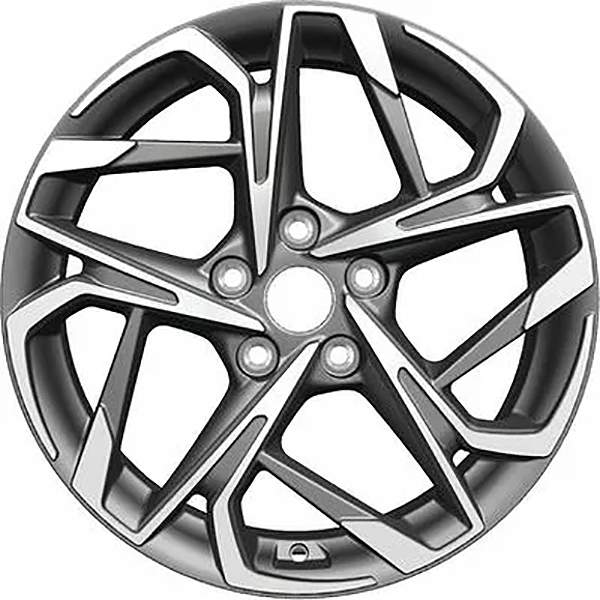 фото Колесный диск khomen wheels khw1716 gray-fp 7x17/5x114.3 et45 d60.1