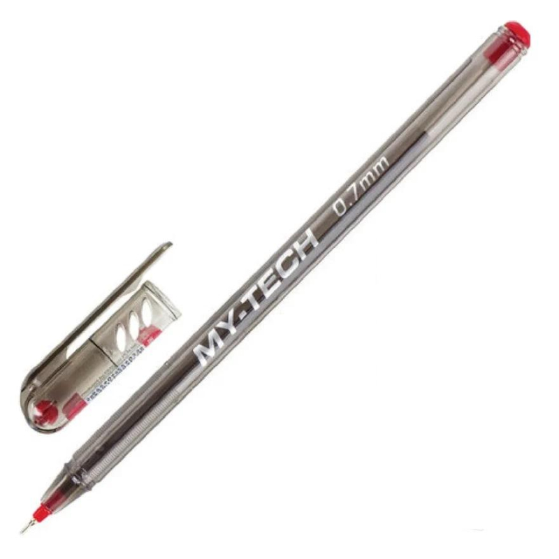Ручка шариковая неавтоматическая PENSAN MY-TECH 0,7 мм RED 2240/25, (10шт.)