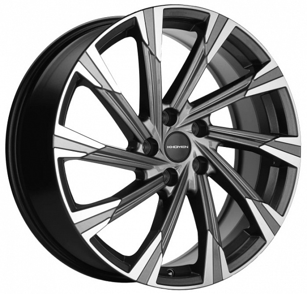 фото Колесный диск khomen wheels khw1901 gray-fp 7.5x19/5x114.3 et49.5 d67.1