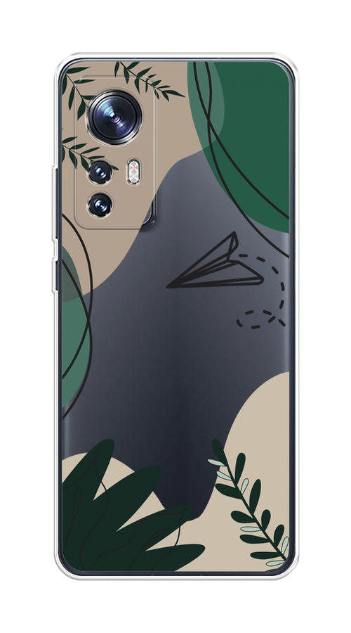 

Чехол Homey на Xiaomi 12 "Secret Garden", Зеленый;бежевый;черный, 312950-1