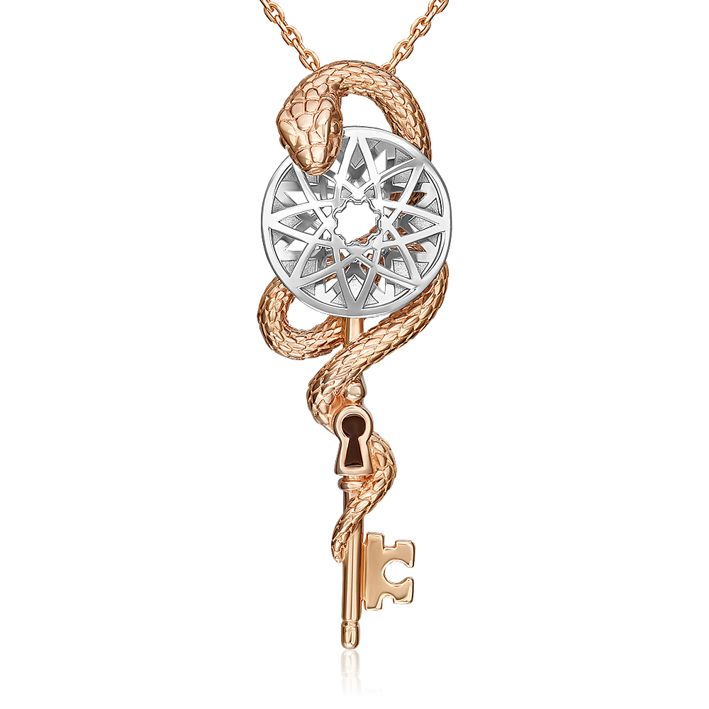 

Подвеска из золота PLATINA jewelry 03-3515-00-000-1111, эмаль, 03-3515-00-000-1111