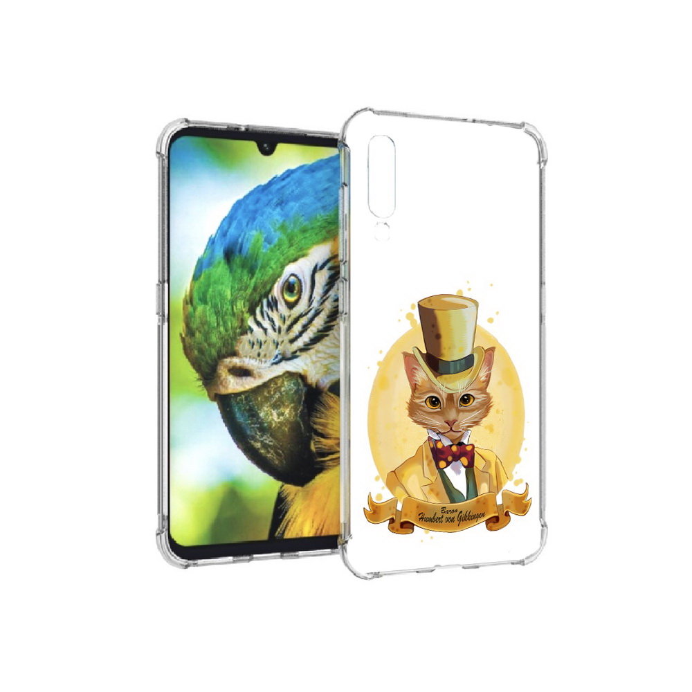 

Чехол MyPads Tocco для Xiaomi Mi 9 кот юрист (PT126035.255.401), Прозрачный, Tocco