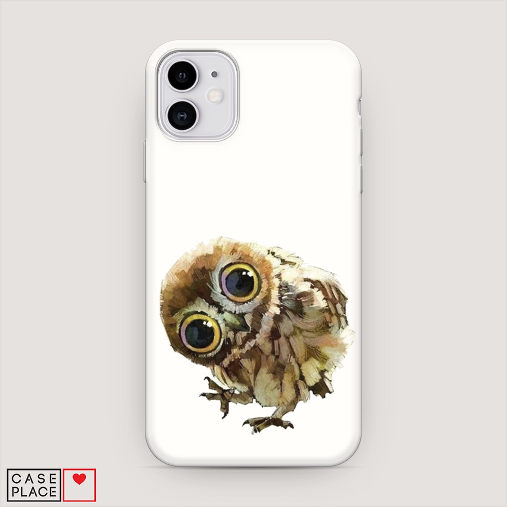 

Чехол Awog на Apple iPhone 11 / Айфон 11 "Любопытный совенок", Разноцветный, 12157-1