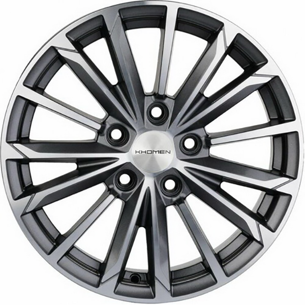 

Колесный диск Khomen Wheels KHW1611 (Octavia/Golf/Jetta) Gray-FP 6.5x16/5x112 ET50 D57.1