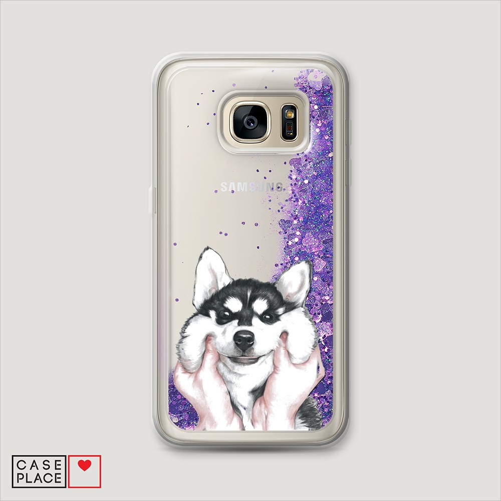 

Чехол Awog на Samsung Galaxy S6 "Щечки хаски", Разноцветный, 24392-1