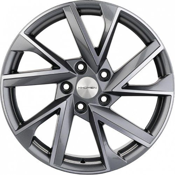 

Колесный диск Khomen Wheels KHW1714 (CX-5/Seltos/Optima) Gray-FP 7x17/5x114.3 ET50 D67.1