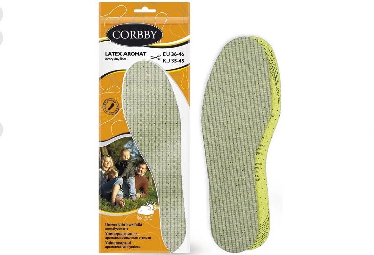 Стельки для обуви унисекс 1211с one size Corbby