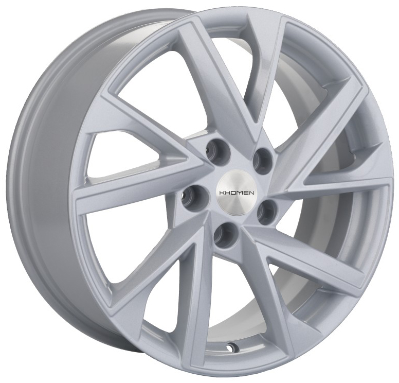 

Колесный диск Khomen Wheels KHW1714 (CX-5/i40/X-Trail) F-Silver 7x17/5x114.3 ET45 D67.1, Серебристый