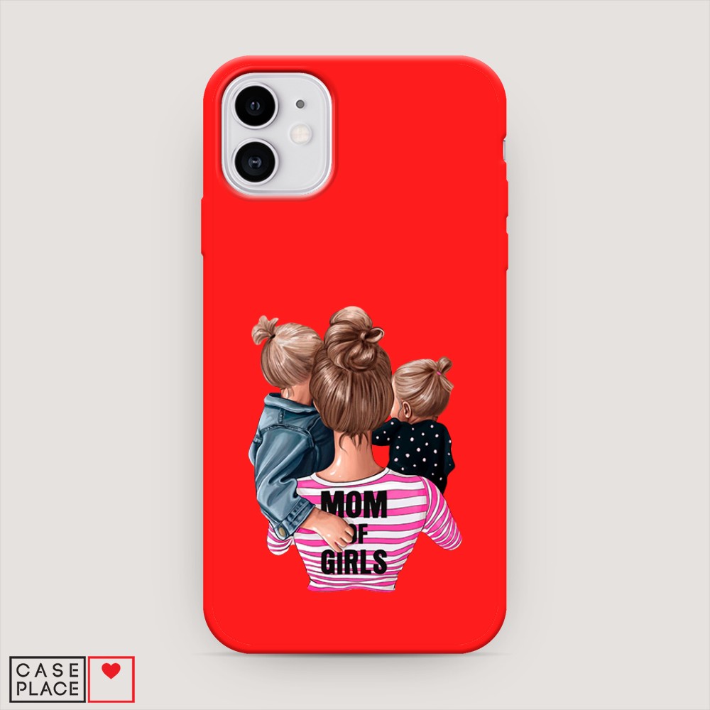 

Чехол Awog на Apple iPhone 11 / Айфон 11 "Mom of Girls", Разноцветный, 12153-1