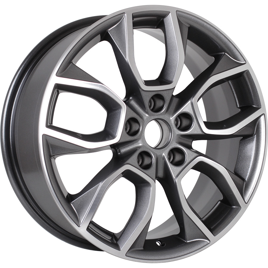 фото Колесный диск khomen wheels khw1713 (cx-5/i40/x-trail) gray-fp 7x17/5x114.3 et45 d67.1