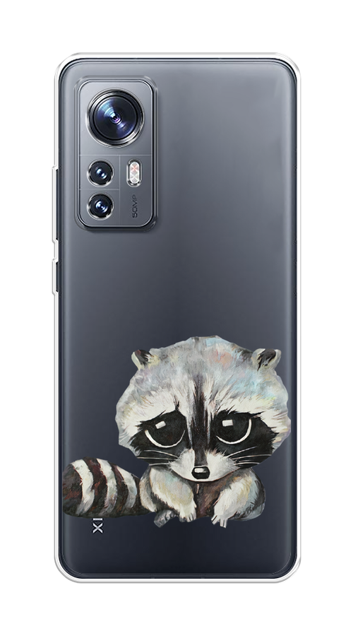 

Чехол Homey на Xiaomi 12 "Большеглазый енот", Серый;черный;прозрачный, 312950-1