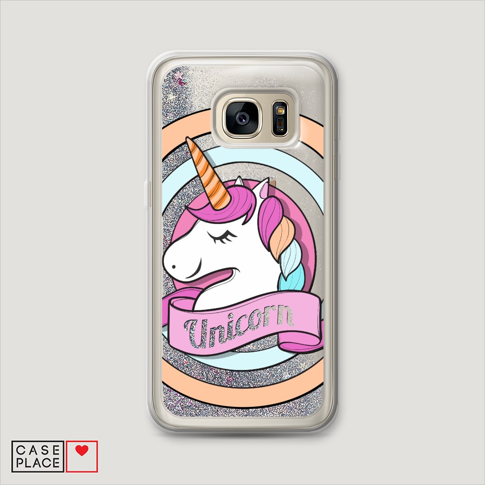 

Чехол Awog на Samsung Galaxy S6 "Unicorn зефирный", Разноцветный, 24391-1