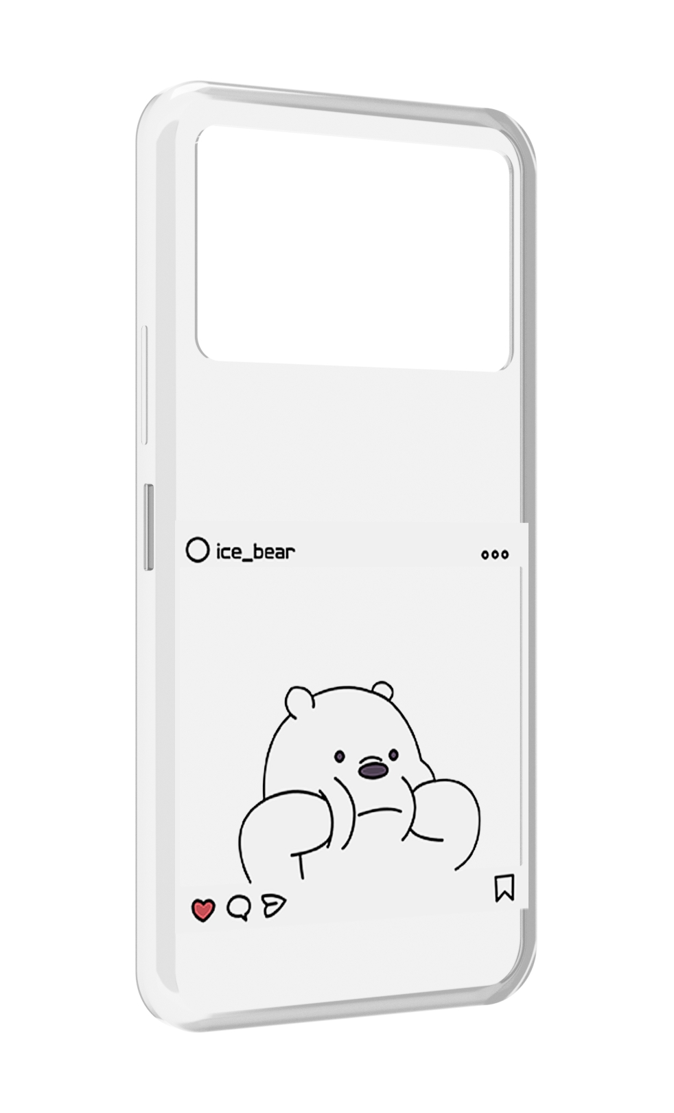 

Чехол MyPads ледяной-медведь для Infinix NOTE 12 VIP (X672), Прозрачный, Tocco