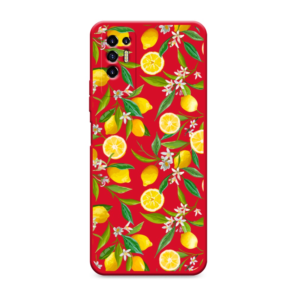 

Чехол Awog на Tecno Pova 2 "Сочные лимоны", Разноцветный, 300553-1