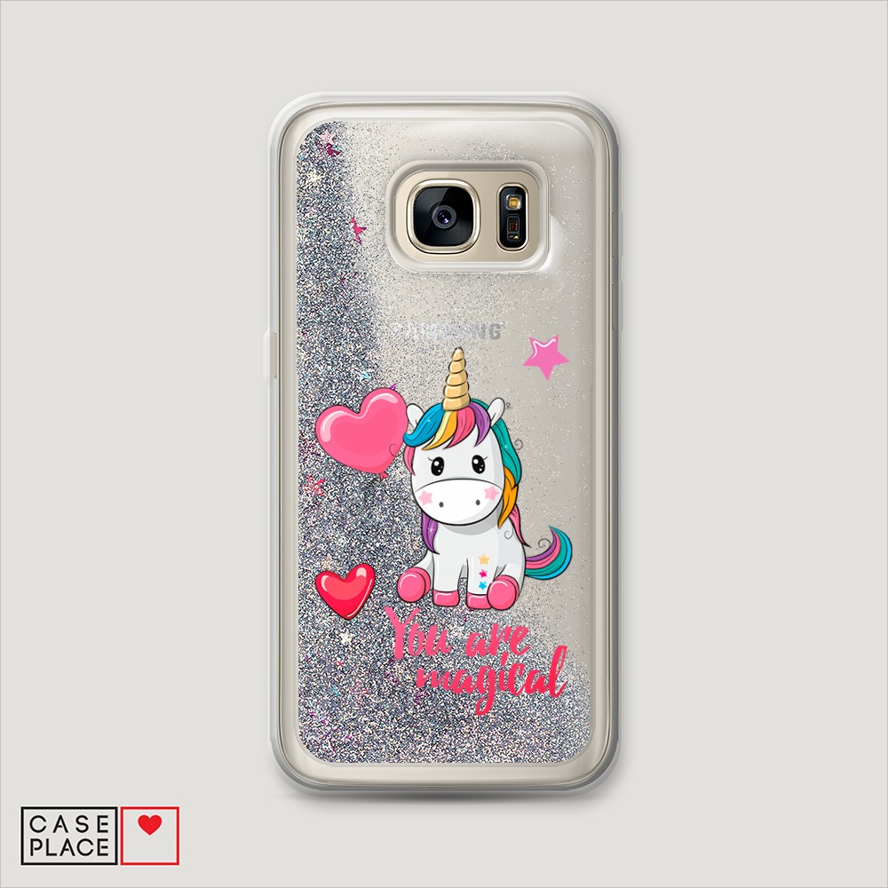 

Чехол Awog на Samsung Galaxy S6 "Волшебная единорожка", Разноцветный, 24391-1
