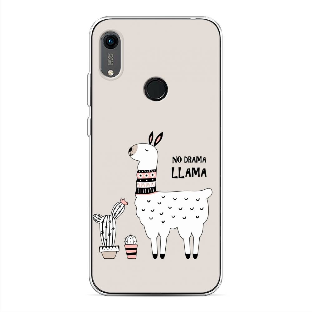 

Чехол Awog на Huawei Y6s "No drama LLama", Разноцветный, 611550-2