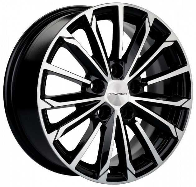 фото Колесный диск khomen wheels khw1611 (seltos/soul) black-fp 6.5x16/5x114.3 et44 d67.1