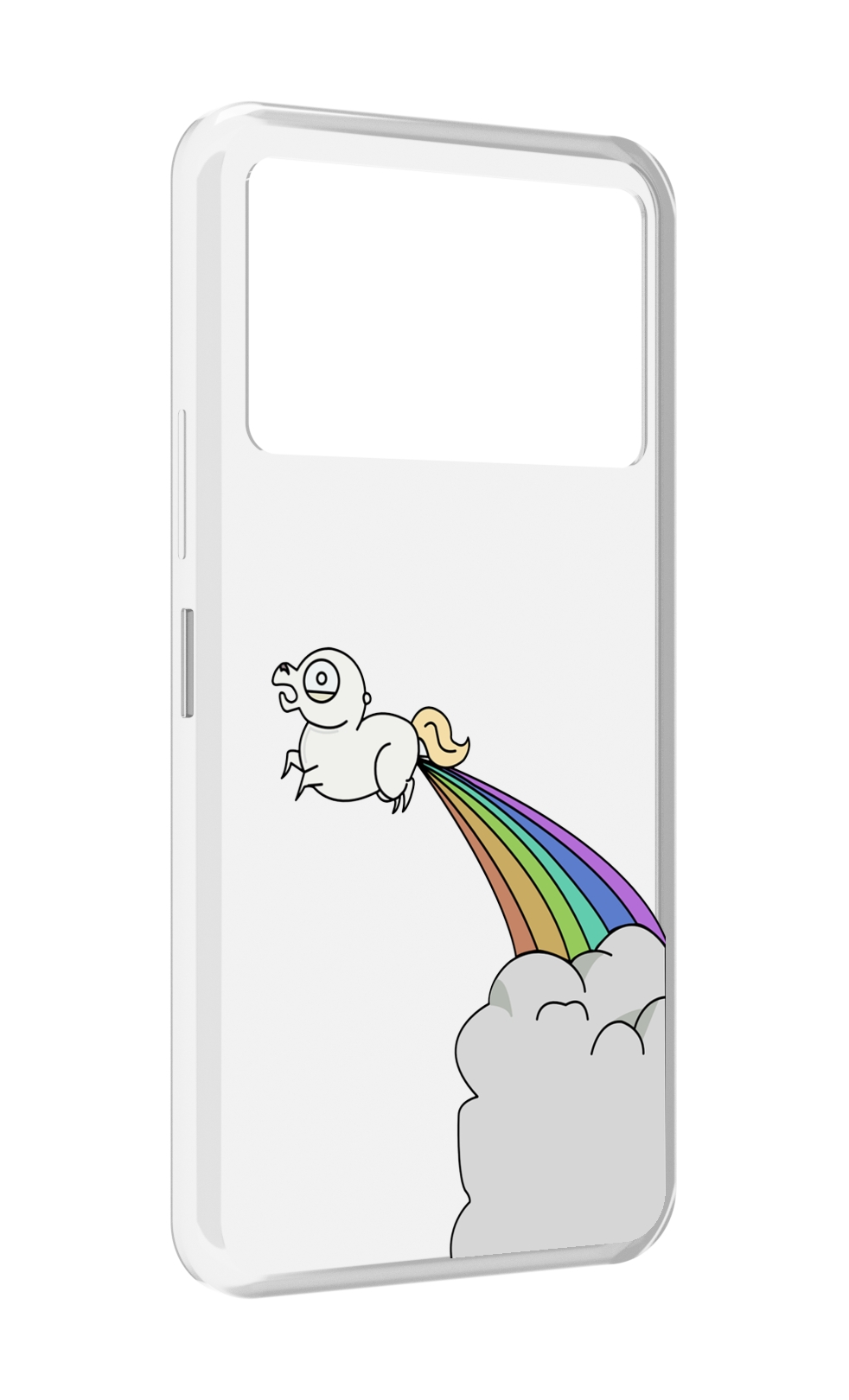 

Чехол MyPads летающее-пони детский для Infinix NOTE 12 VIP (X672), Прозрачный, Tocco