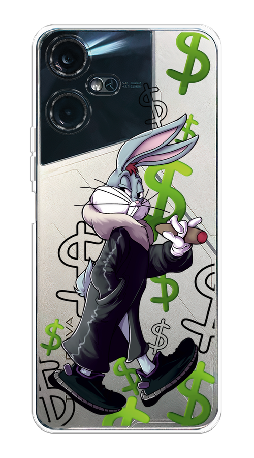 

Чехол на Tecno Pova Neo 3 "Rich Bugs Bunny", Зеленый;черный;голубой, 304450-1