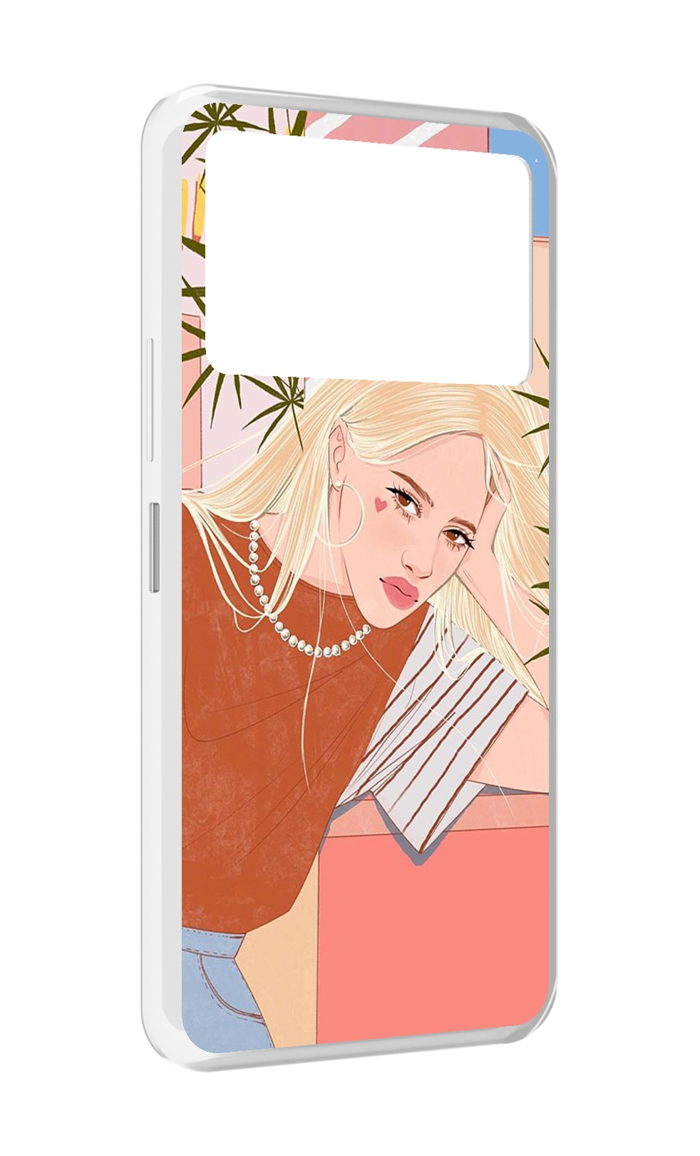 

Чехол MyPads летняя-девочка женский для Infinix NOTE 12 VIP (X672), Прозрачный, Tocco