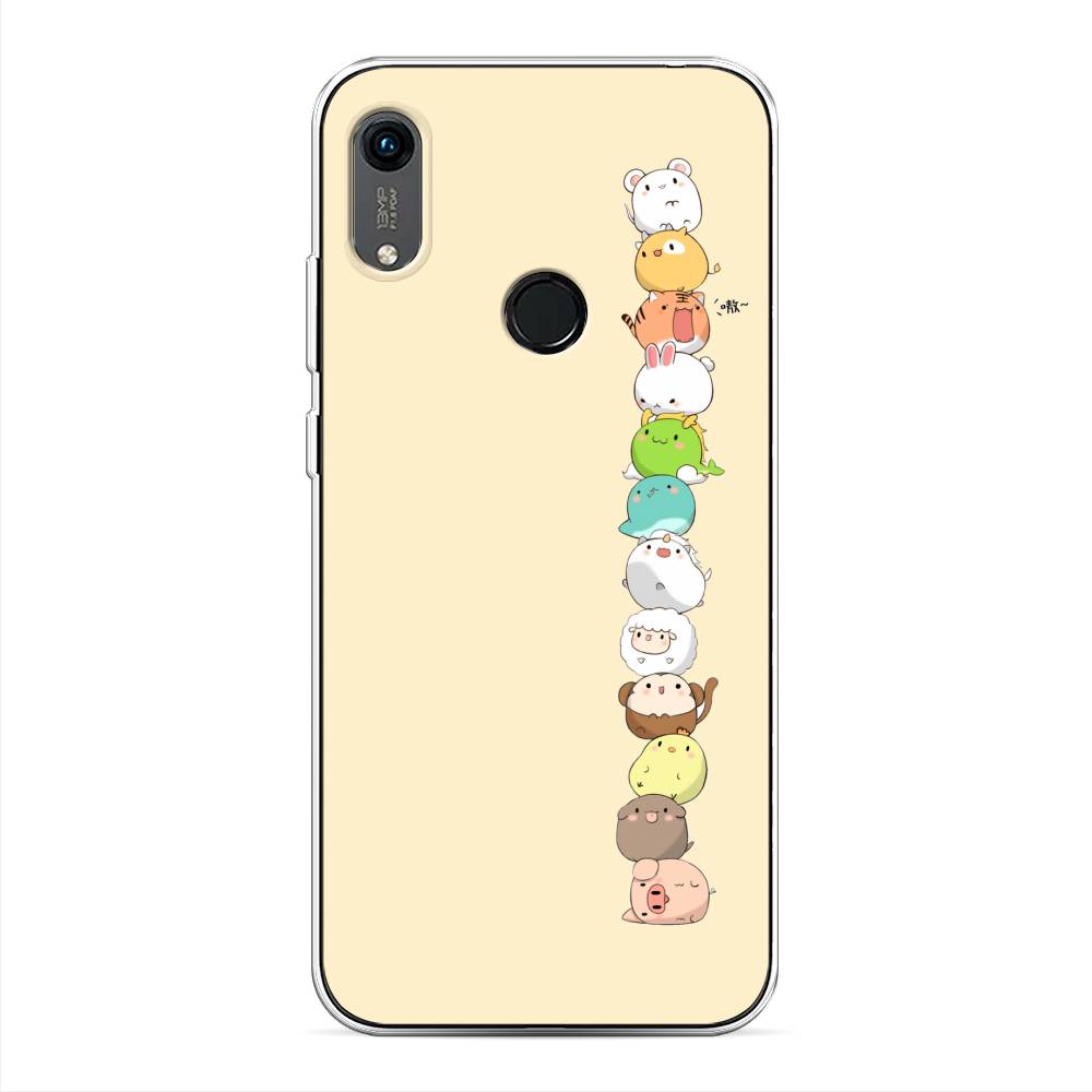 

Чехол Awog на Huawei Y6s "Питомцы Чиби", Разноцветный, 611550-2