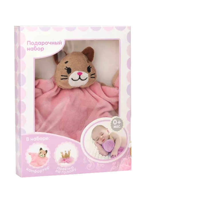 

Игрушка для новорождённых "Кошечка" + корона Крошка Я