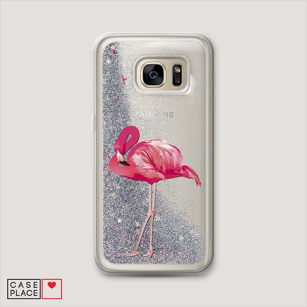 

Чехол Awog на Samsung Galaxy S6 "Застенчивый фламинго", Разноцветный, 24391-1