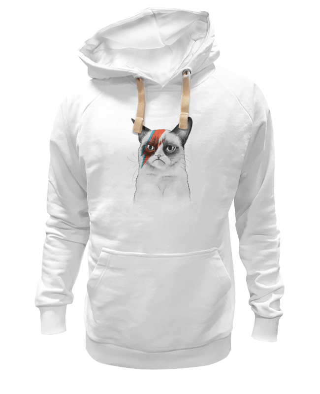 

Худи унисекс Printio Grumpy cat x bowie белое XL, Белый, Grumpy cat x bowie