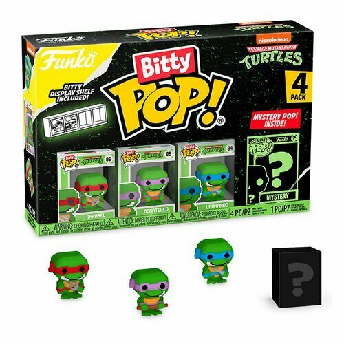 Фигурка Funko Bitty Pop Teenage Mutant Ninja Turtles Ninja Turtles фигурка funko bitty pop dc comics mystery 1 штука 12 76356