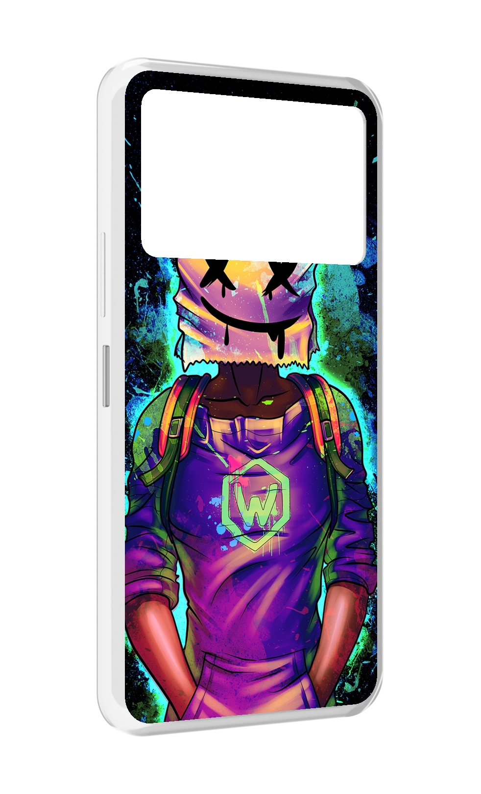 

Чехол MyPads маршмеллоу-глитч для Infinix NOTE 12 VIP (X672), Прозрачный, Tocco