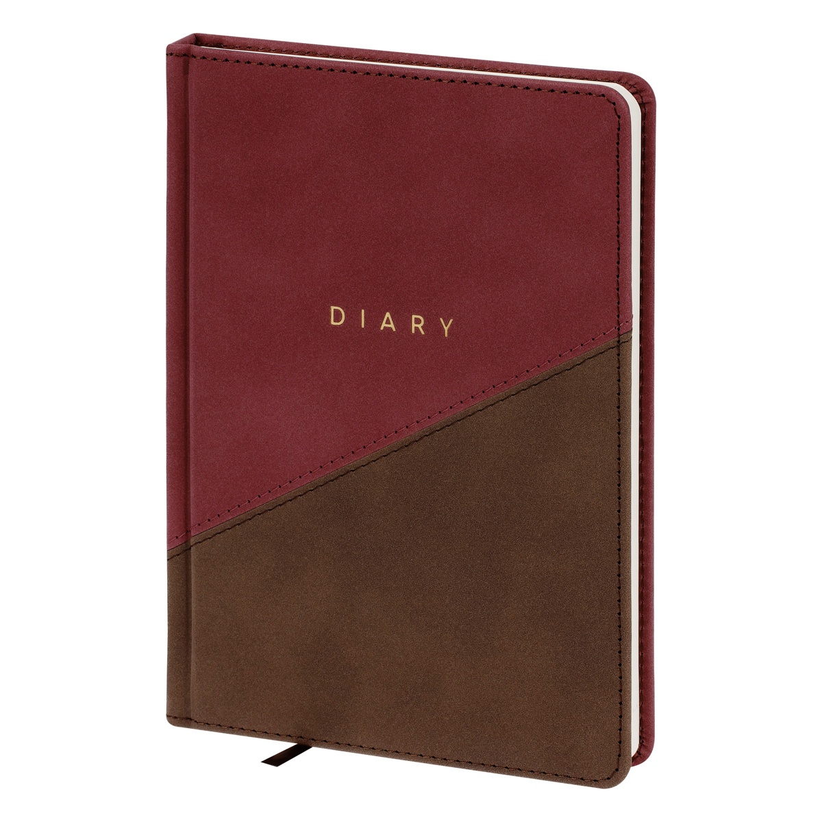 

Ежедневник OfficeSpace 136 листов, А5, кожзам, красно-коричневый, 136 листов, А5, кожзам, красно-коричневый