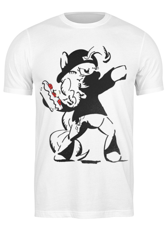 

Футболка мужская Printio Ma little banksy белая M, Белый, Ma little banksy