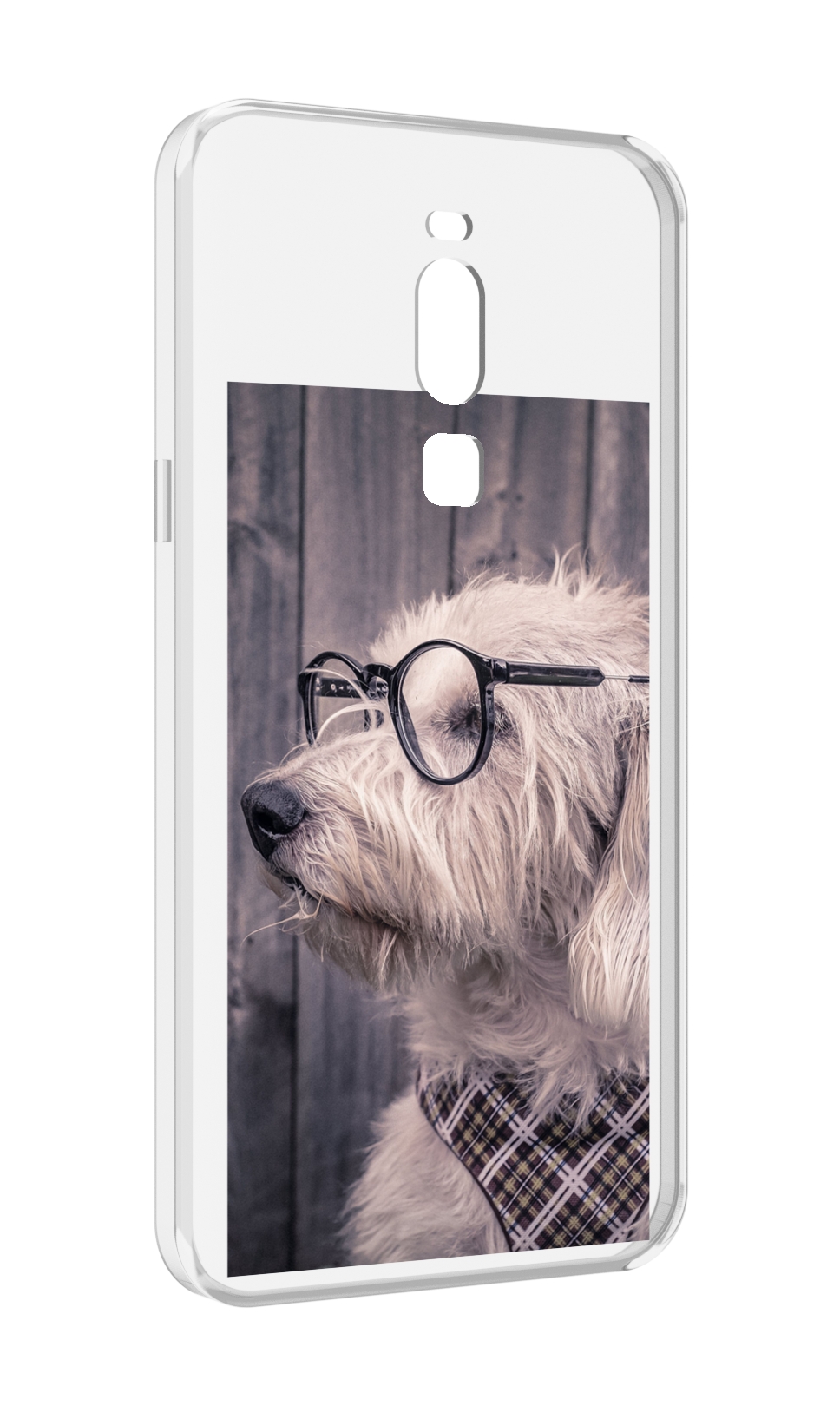 

Чехол MyPads Собака-в-очках для Meizu Note 8, Прозрачный, Tocco