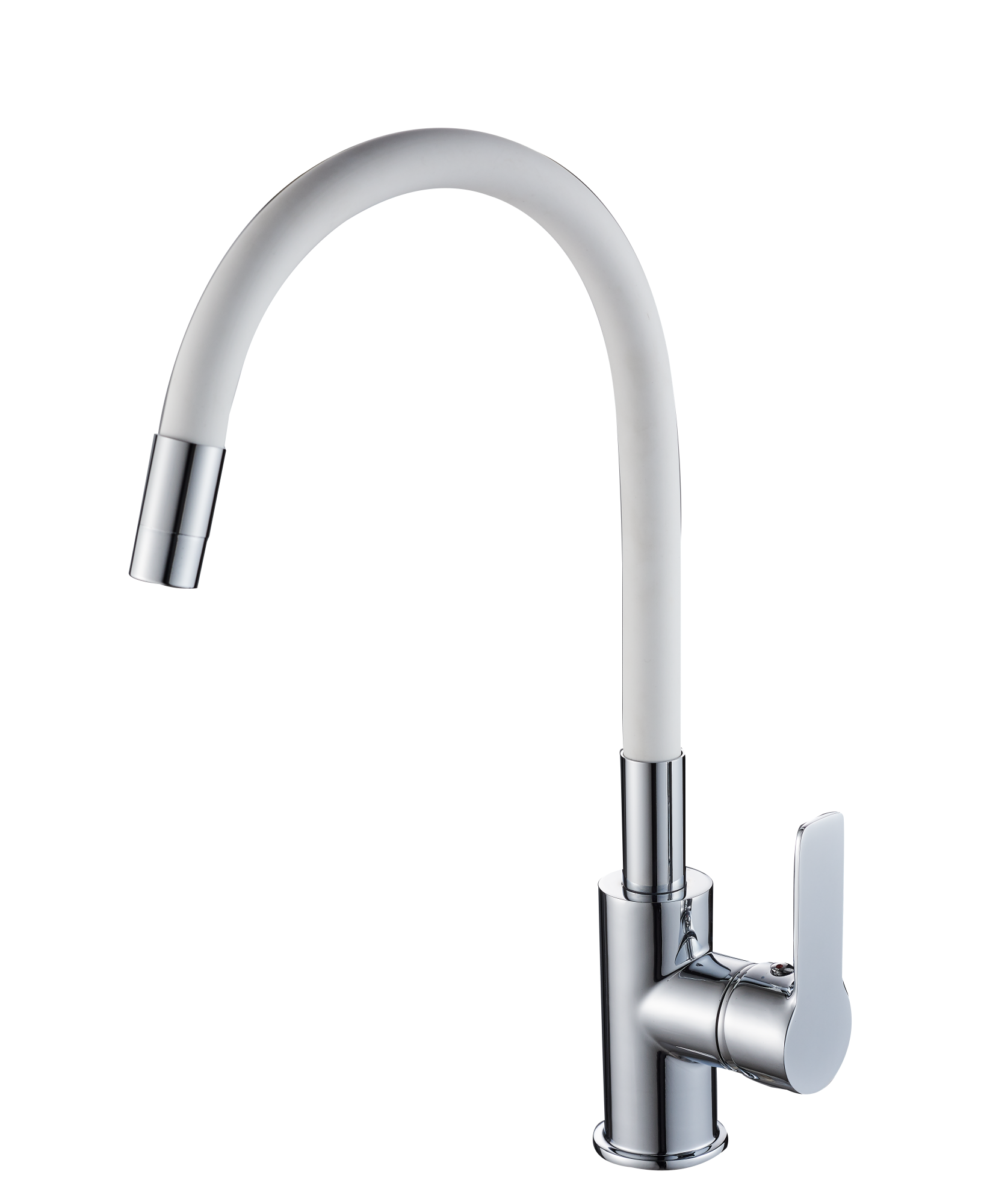 

Смеситель для кухонной мойки с гибким изливом RUSH Siple (SI7335-60White)