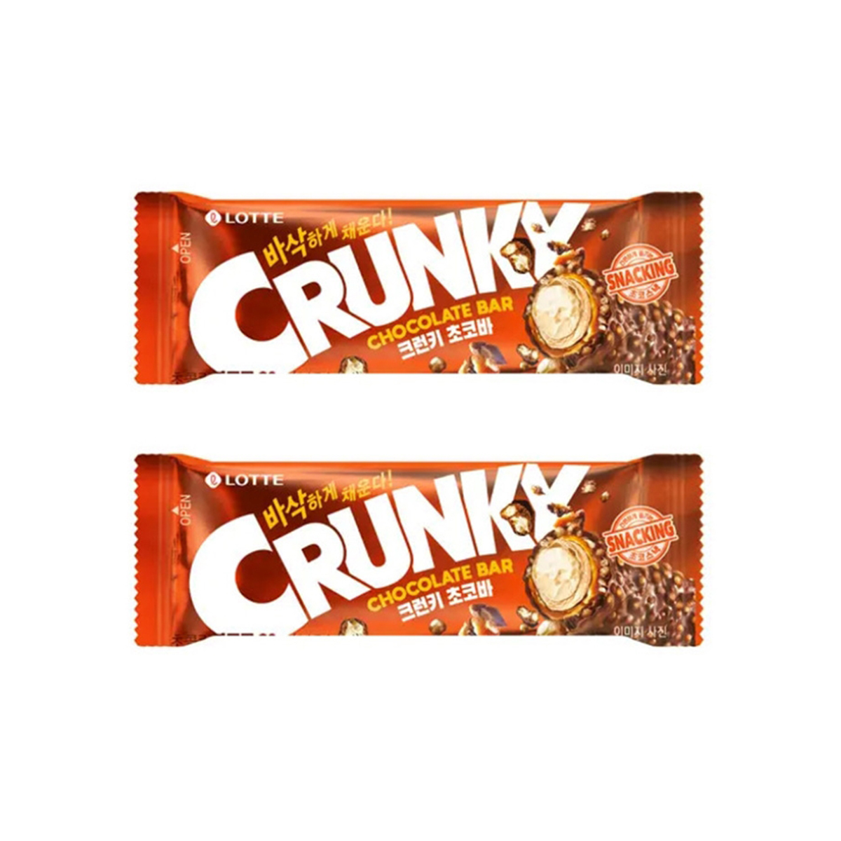

Шоколадный батончик Crunky Choco хрустящий, 2 шт по 30 г